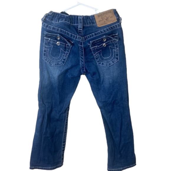 True Religion Jeans with white thread trim - Picture 2 of 2